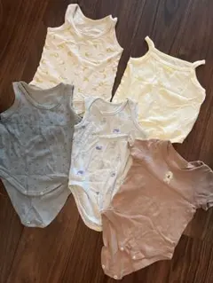 ベビー肌着セット 5点　70.80サイズ　ユニクロ