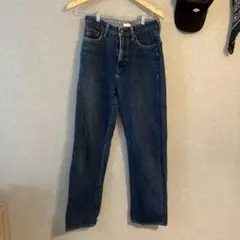 earth ストレートデニム Mサイズ ダークブルー