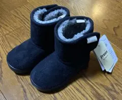ムートンブーツ　プリーン　キッズ　14cm　子供用靴　新品　黒　ブーツ