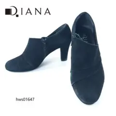 DIANA WELL FIT ブーティ サイドジップ 裏貼りあり22.5cmのサムネイル