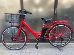 電動アシスト自転車 Cristiano 本体 レッド - メルカリ