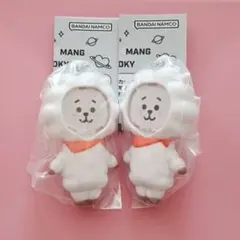 BT21フォトフレームマスコットRJ2点ガチャBTSソクジンJIN