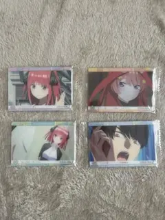 五等分の花嫁 カード 4枚セットのサムネイル