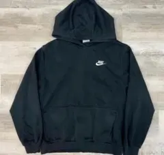 古着 00年代 NIKE ナイキ パーカー ブラック ロゴ 黒