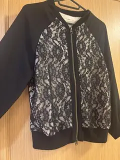 イーハイフン　レース　ブルゾン