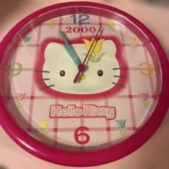平成レトロ　ハローキティ 掛け時計 2000年即購入OK