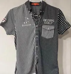 【美品】 BEAMSGOLF ビームスゴルフ シャツ ポロシャツ 柄シャツ