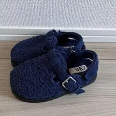 新品未使用　ZARA キッズ　ボア　サンダル　バックストラップ　15cm 24