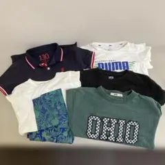 【まとめ売り】子供用半袖Tシャツ / 130cm