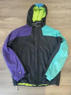 Columbia フリース裏地 ナイロンジャケット M