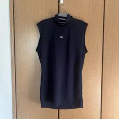 Mizuno ネイビー アンダーシャツ ハイネック ノースリーブ