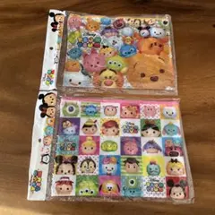 ディズニー ツムツム A5ビニールポーチ 2個セット(新品未使用・未開封)