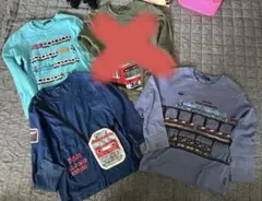 電車　130 トレーナー　ロンT アウター　まとめ売り