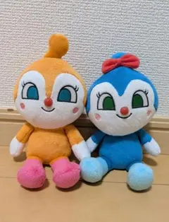 ぷりちぃビーンズシリーズ ドキンちゃんコキンちゃんぬいぐるみ 2体セット