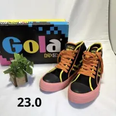 未使用 GOLA × eBoy コラボ スニーカー 23.0希少 ブラックマルチのサムネイル