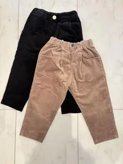 コーデュロイワイドパンツ　100