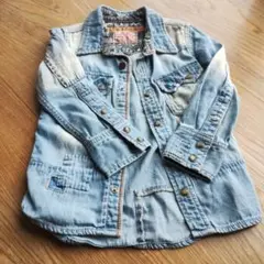 クリフメイヤー　デニムジャケット 長袖 ポケット付き 春秋冬　子供服