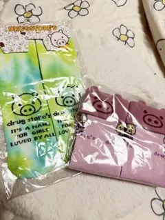drug store's ソックス 2足セットクルー丈