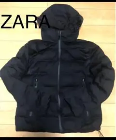 ZARA フード付きダウンジャケット　メンズ
