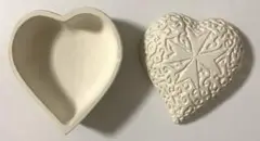 【小物入れ】ハート/マルタ島/Malta/ハンドメイド/handmade/白