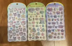 コットンパフィーシール サンリオ トイストーリー スティッチ