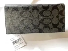 [新品未使用]COACH 財布 F75013 カラー：ブラック