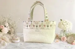 7/20-3】リバティ インド刺繍 ヌビバッグ Mサイズ - メルカリ