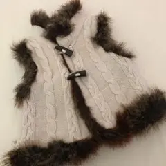 値下げ★babyGap ニットファーベスト 90cm