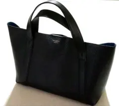 【新品未使用】ペッレモルビダ ミニトート 黒/ブルー ペッレモルビダからファスナー付きのミニトートが登場 | 紳士洋品