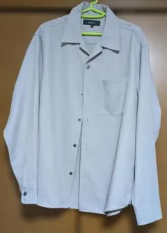 【ANPAS】Mサイズ　ライトグレーシャツ