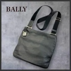 【美品✨】　BALLY バリー　ショルダーバッグ 本革 レザー　ブラック