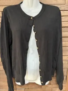 ✴︎H&M 黒 長袖カーディガン Lサイズ✴︎