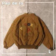 90s Pao de lo パオデロ キルティングジャケット チェック 中綿 L