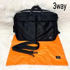 希少 超美品✨ポーター タンカー 3way ブリーフケース リュック ブラック