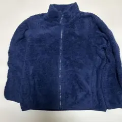 UNIQLO キッズ フリースジャケット ネイビー　140cm