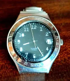 Swatch クォーツ腕時計　日付表示　メタルバンド 　稼働品