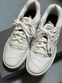 ニューバランス BB550PBI ホワイト24.0cm 一度のみ使用 美品