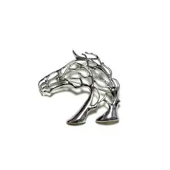 BR-361 ♡ 馬 horse ホース シルバー ブローチ ♡