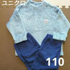 UNIQLO　フリースパジャマ　鬼滅の刃　いのすけ110