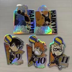 ハイキュー‼︎ キャラカットステッカーガム　影山飛雄　日向翔陽　月島蛍