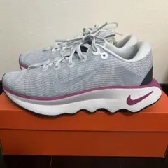 NIKE スニーカー グレー パープル　モティバ