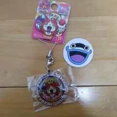 新品未使用　妖怪ウォッチ　ジバニャン　神戸限定ストラップ　メダルストラップ