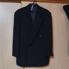 MEN'S TENORAS ダブルブレストジャケット M ブラックストライプ