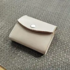 【No.151】本ヌメ革　コンパクト　スマートウォレット　レザークラフト