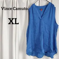 美品✨Vince Camuto ノースリーブシャツ 【XL 】ブルー