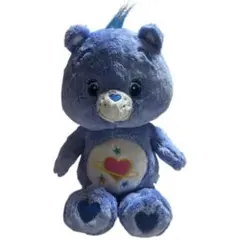 【美品】 Care Bears ケアベア ぬいぐるみ ハート Blue 青