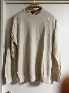 ユニクロ　メリノクルーネックセーター　XXL ベージュ