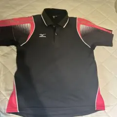 MIZUNO テニスウェア ポロシャツ ブラック ピンク Mサイズのサムネイル