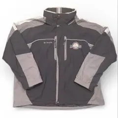 Columbia/ナイロンジャケット/企業ロゴ/アウトドア/メンズ/XXLグレー