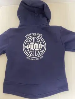PUMA プーマ 長袖 フードパーカー 裏起毛 128